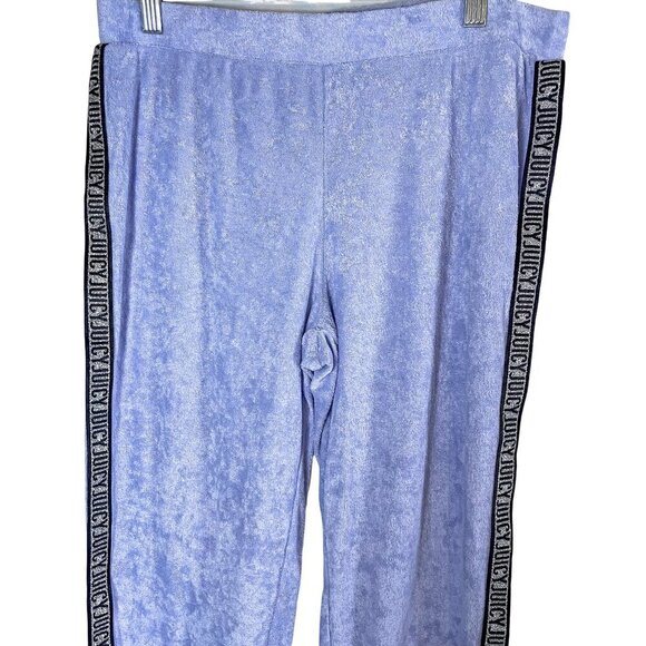 Juicy Couture Jogger Sweatpants size L Pajama Sweatpants Lavender Juicy Y2K - Picture 4 of 13